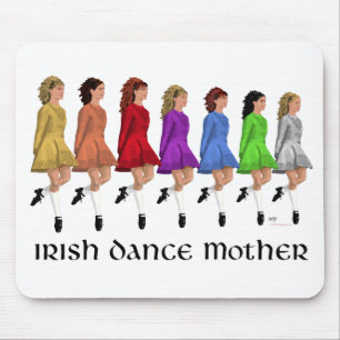 Alfombrilla De Ratón Irlandés Step Dance Mother - Línea Arcoiris