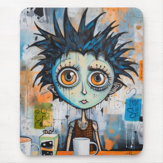 Alfombrilla De Ratón Isak Inkwell pronuncio de la mañana del lunes (Frente)