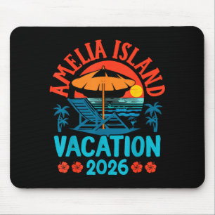 Alfombrilla De Ratón Isla Amelia Florida 2026 Vacaciones Playa Verano V