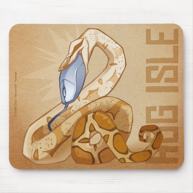 Alfombrilla De Ratón Isla BCI Mousepad del cerdo (Frente)