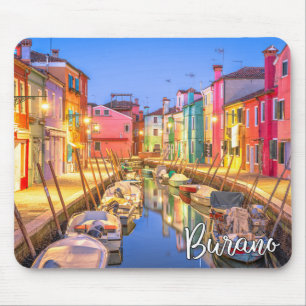 Alfombrilla De Ratón Isla De Burano, Italia