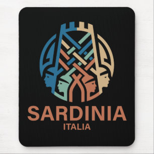 Alfombrilla De Ratón Isla de Cerdeña Italia