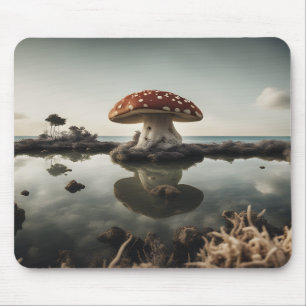 Alfombrilla De Ratón Isla de hongos de Dalí