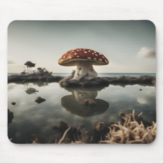 Alfombrilla De Ratón Isla de hongos de Dalí