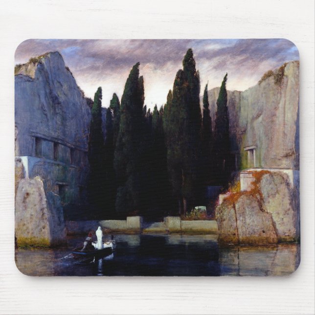 Alfombrilla De Ratón Isla de los Muertos de Arnold Bocklin (Frente)