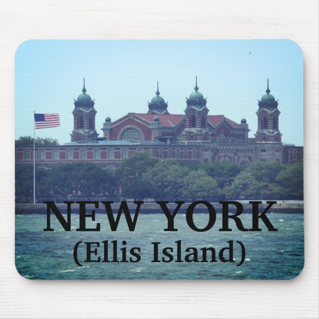 Alfombrilla De Ratón Isla Ellis de Nueva York (Frente)