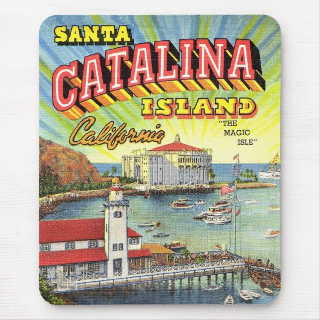Alfombrilla De Ratón Isla Mousepad de Catalina (Frente)