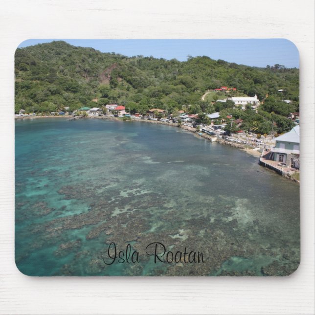 Alfombrilla De Ratón Isla Mousepad de Roatan (Frente)