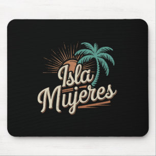 Alfombrilla De Ratón Isla Mujeres México Recuerdos de Vacaciones Famili