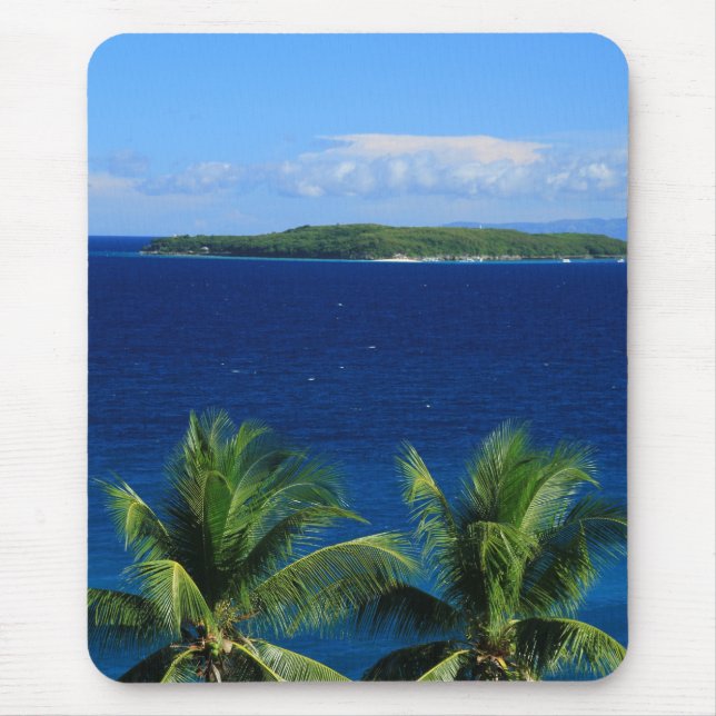 Alfombrilla De Ratón Isla tropical Mousepad (Frente)