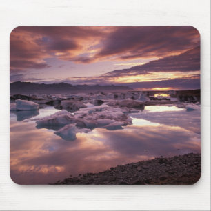 Alfombrilla De Ratón Islandia, Laguna Jokulsarlon, Paisaje
