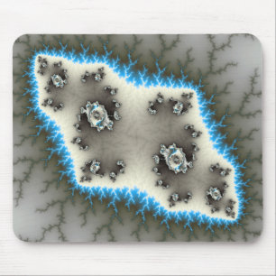 Alfombrilla De Ratón Islas azules - Mousepad fractal