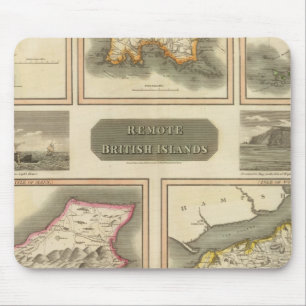 Alfombrilla De Ratón Islas británicas remotas
