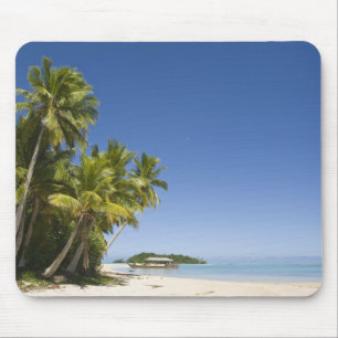 Alfombrilla De Ratón Islas Cook, Aitutaki. Tour en canoa polinesia haci
