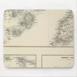 Alfombrilla De Ratón Islas del Canal, Islas Scilly e Isla de Man