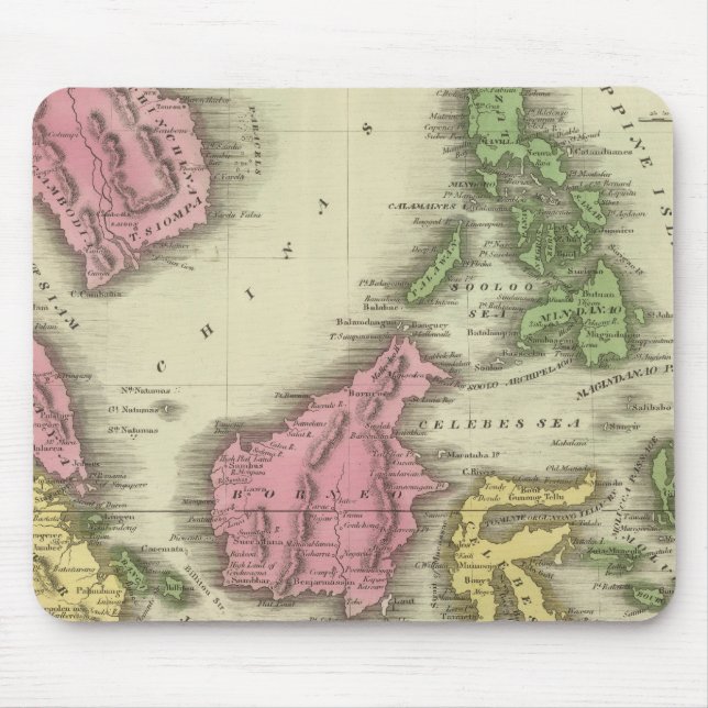 Alfombrilla De Ratón Islas del Este de la India (Frente)