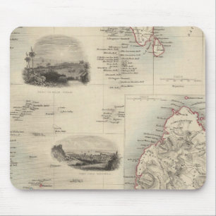 Alfombrilla De Ratón Islas del Océano Índico