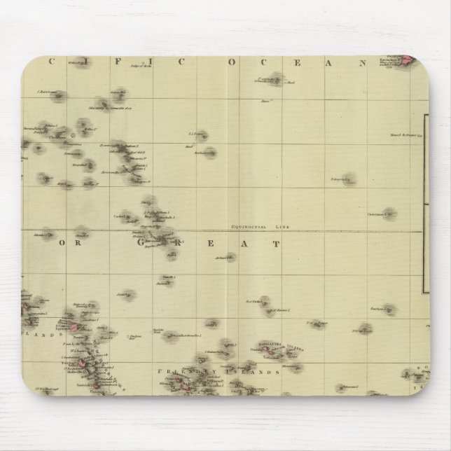 Alfombrilla De Ratón Islas del Pacífico (Frente)