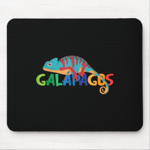 Alfombrilla De Ratón Islas Galápagos Verano Colorido Chameleon Exótico