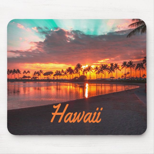 Alfombrilla De Ratón Islas Hawaii Beach Hawái (Frente)