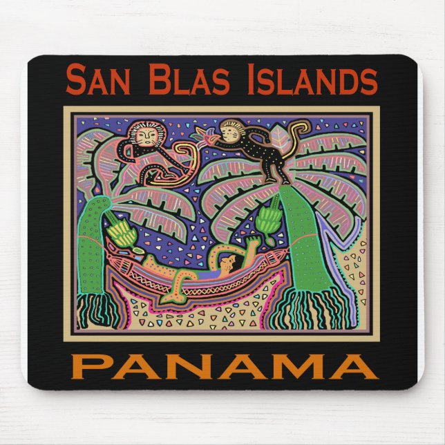 Alfombrilla De Ratón Islas San Blas Panamá Mola (Frente)