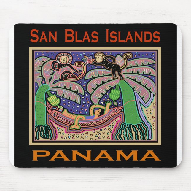 Alfombrilla De Ratón Islas San Blas Panamá Mola (Frente)