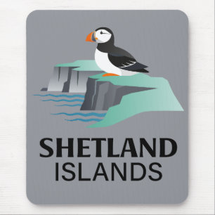 Alfombrilla De Ratón Islas Shetland Escocia Reino Unido