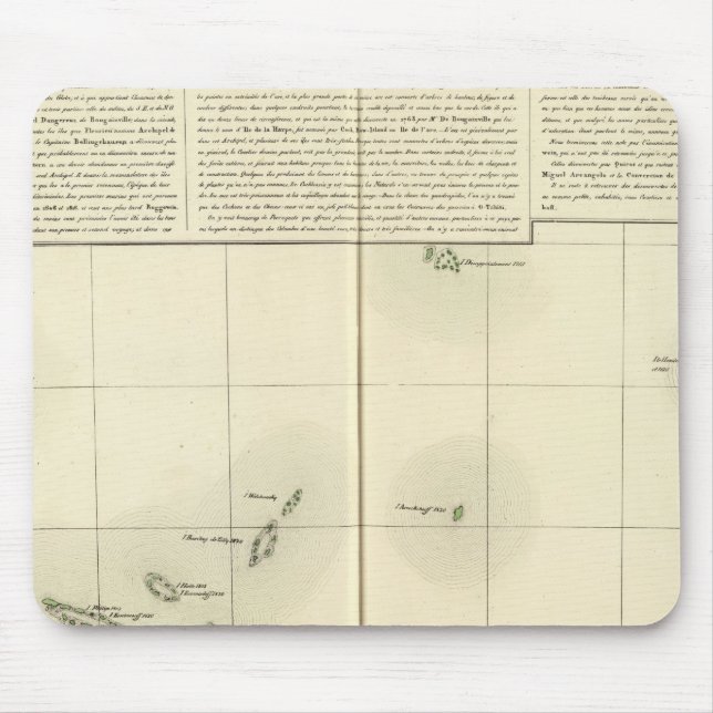 Alfombrilla De Ratón Islas Tuamotu Oceanía no 43 (Frente)