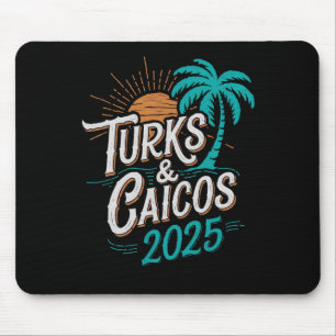 Alfombrilla De Ratón Islas Turcas y Caicos 2025 Souvenirs de vacaciones