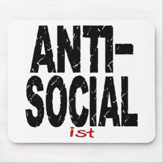 Alfombrilla De Ratón Ist antisocial (antisocialista)