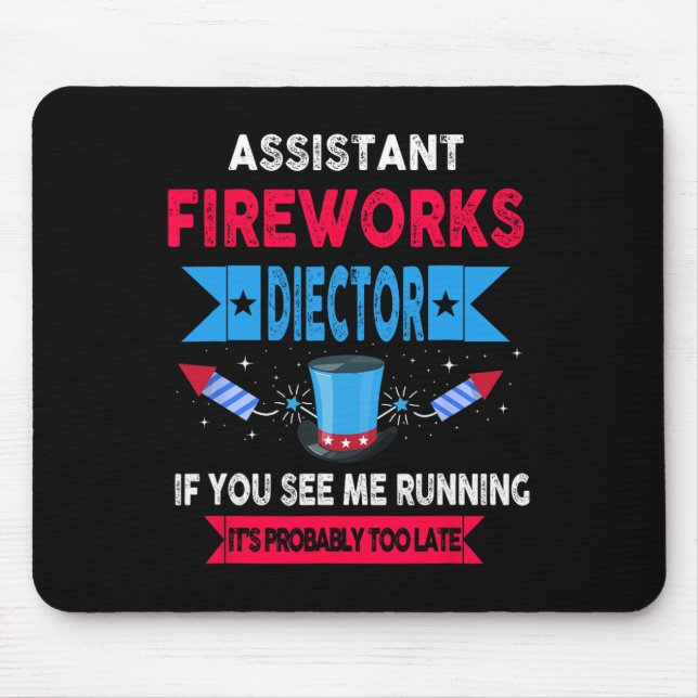 Alfombrilla De Ratón Istant Director De Fuegos Artificiales Te Ejecuto  (Frente)