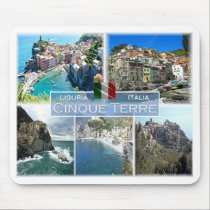 Alfombrilla De Ratón IT Italia - Liguria - Cinque Terre - Corniglia -