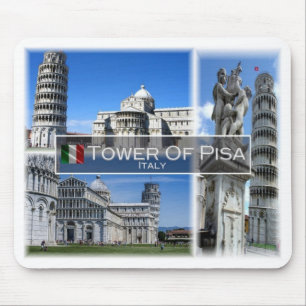 Alfombrilla De Ratón IT Italia - Toscana - Pisa - La Torre Inclinada -