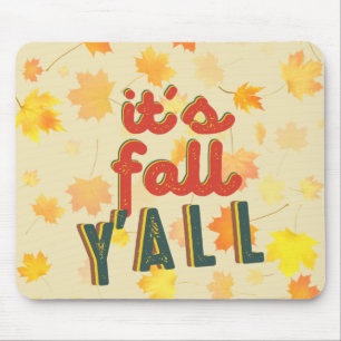 Alfombrilla De Ratón It´S Fall Y´All, Hello Fall