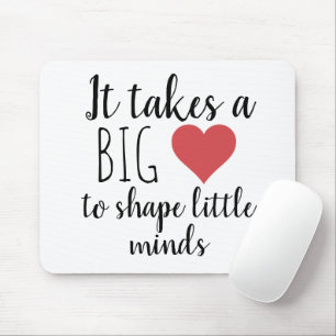 Alfombrilla De Ratón It Takes a Big Heart Teacher Appreciation Gifts