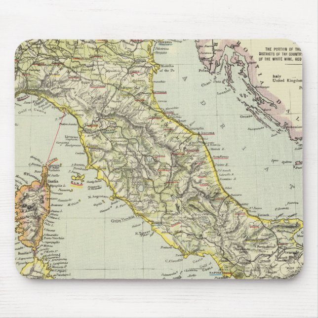 Alfombrilla De Ratón Italia 24 (Frente)