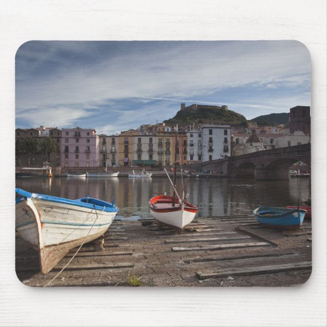 Alfombrilla De Ratón Italia, Cerdeña, Bosa. Río y Ponte de Temo (Frente)