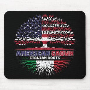 Alfombrilla De Ratón Italia Italiano EE.UU. EE.UU. EE.UU. Árbol de Esta