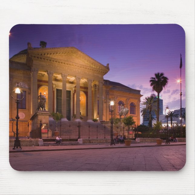 Alfombrilla De Ratón Italia, Sicilia, Palermo, Teatro Massimo Opera (Frente)