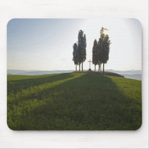 Alfombrilla De Ratón Italia, Toscana, Cipreses en Toscana con