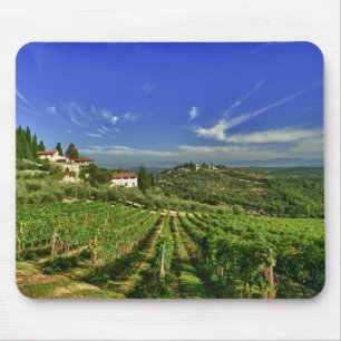 Alfombrilla De Ratón Italia, Toscana, Huelga. Los viñedos de Castello