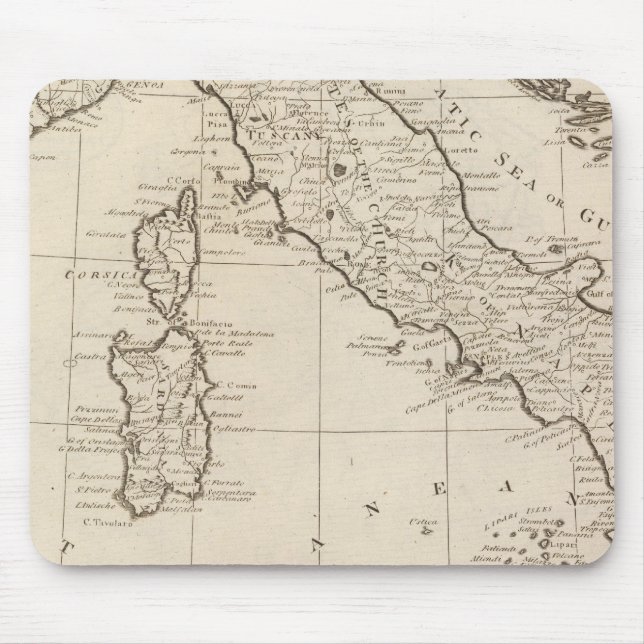 Alfombrilla De Ratón Italia y Cerdeña (Frente)