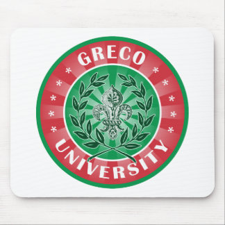 Alfombrilla De Ratón Italiano de la universidad de Greco