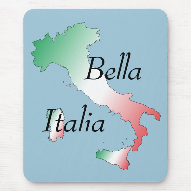 Alfombrilla De Ratón Italien - Italia Mousepad (Frente)
