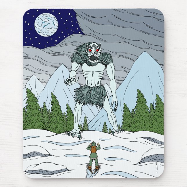 Alfombrilla De Ratón Ithaqua Weird Horror Art Mouse Pad (Frente)