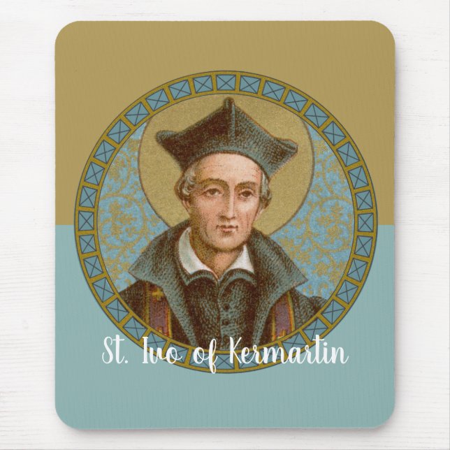 Alfombrilla De Ratón Ivo de Kermartin (BK 015) (Frente)