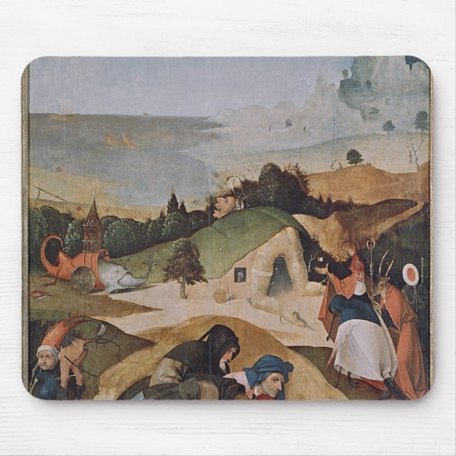Alfombrilla De Ratón Izquierda del tríptico de la tentación de (Frente)