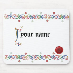 Alfombrilla De Ratón J Mouspad medieval