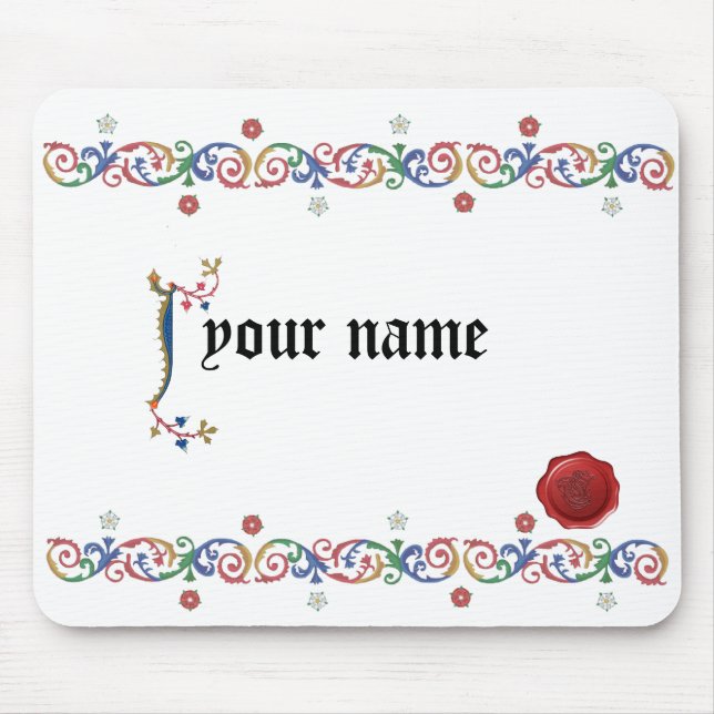 Alfombrilla De Ratón J Mouspad medieval (Frente)