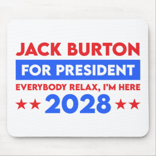Alfombrilla De Ratón Jack Burton para la presidencia 2028